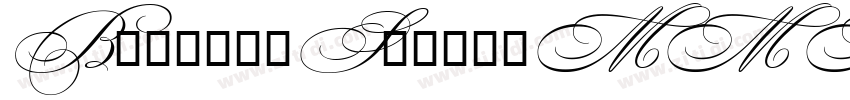 BickhamScriptMM MiSa字体转换